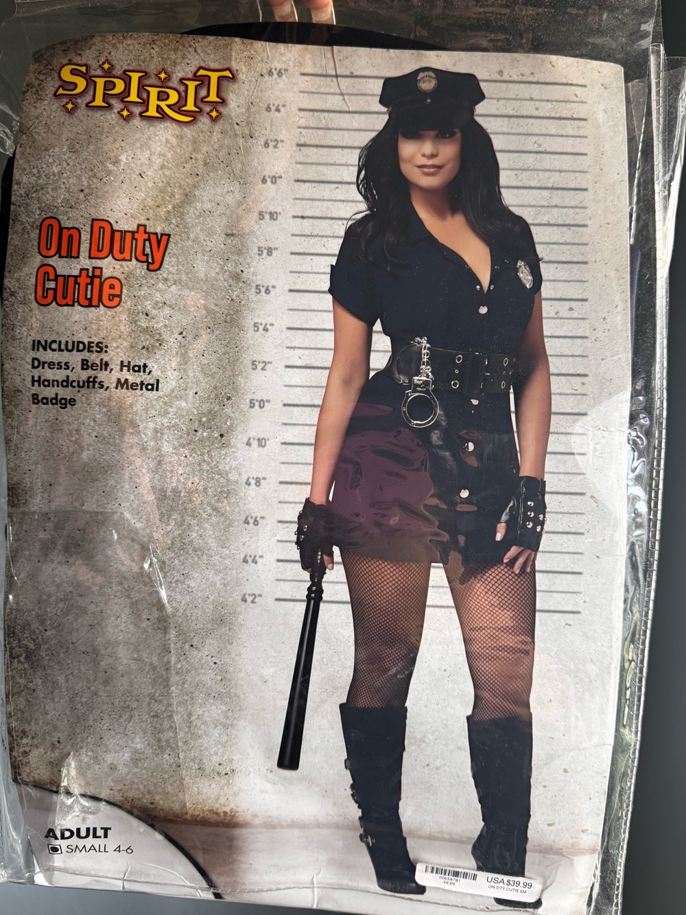 Spirit Halloween Cop Costume: On Duty Cutie